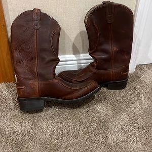 Brown Double-H boot company 1607 mens size 11